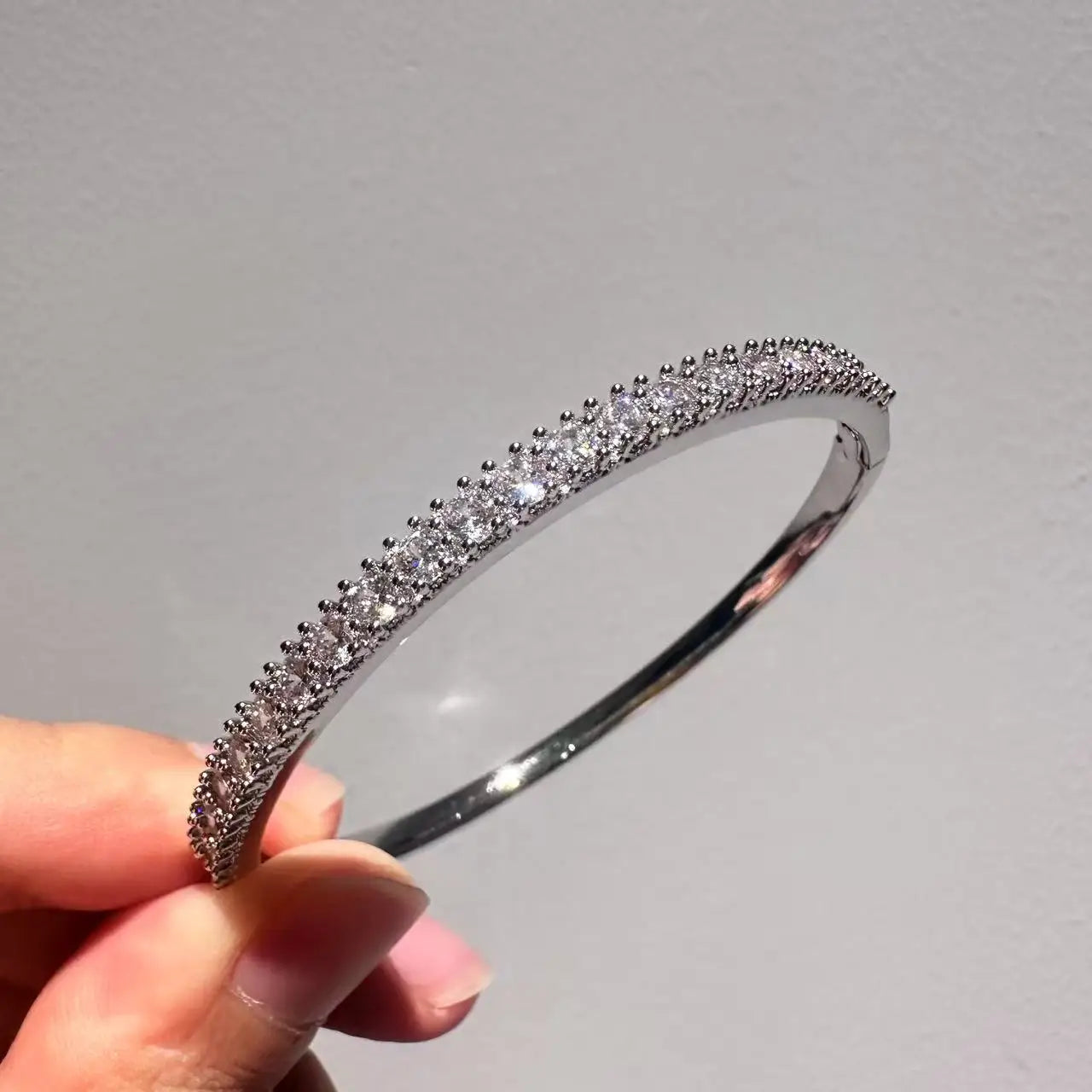 Minimalist Smooth Silver Bracelet
