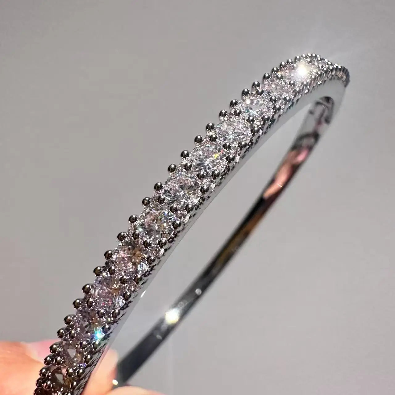 Minimalist Smooth Silver Bracelet