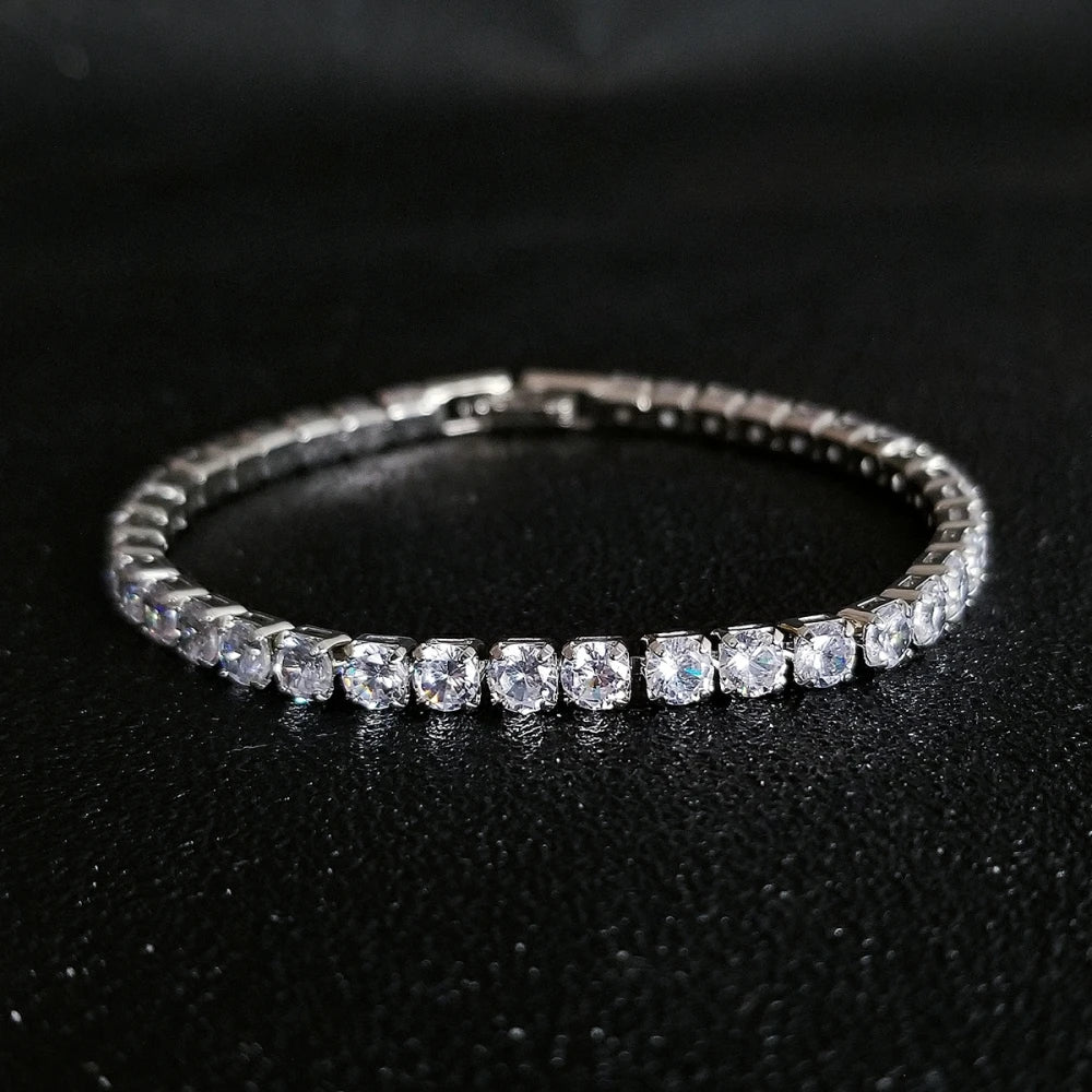 Princess Bangle Silver Bracelet