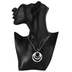 Bohemian Triple Circle Necklace
