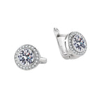 Crystal Muse Silver Earrings