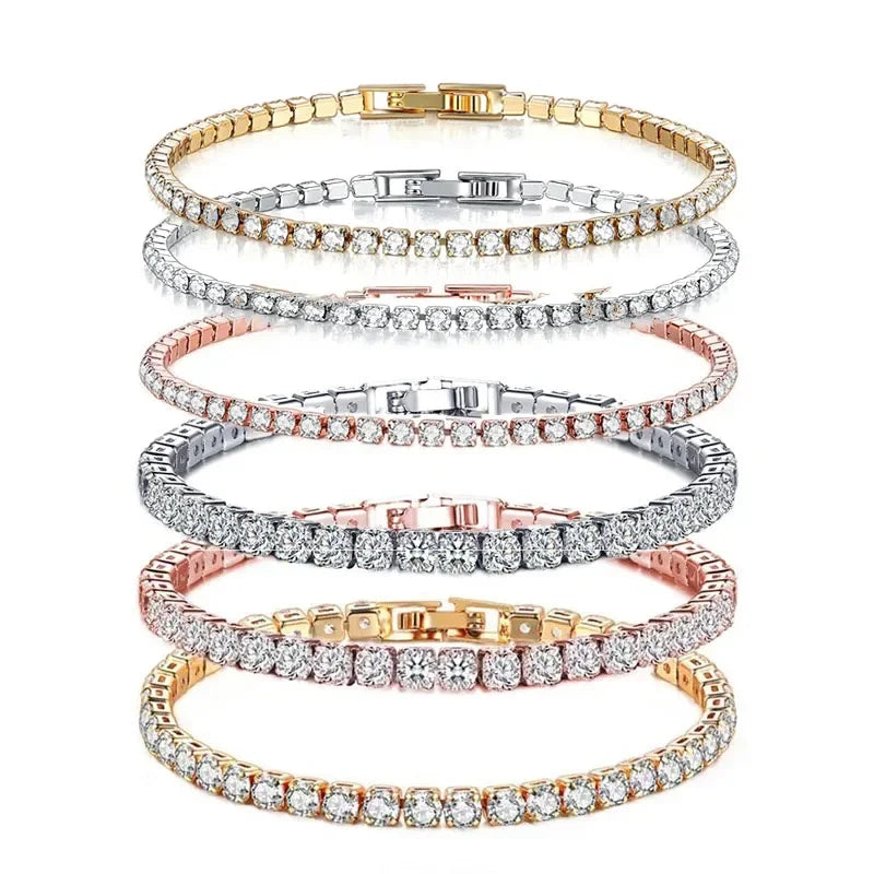 Rose Flash Silver Bracelet