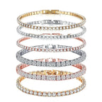 Rose Flash Silver Bracelet