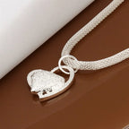 Pure Heart Silver Necklace