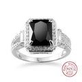 Midnight Black Zircon Ring