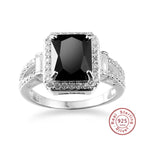 Midnight Black Zircon Ring