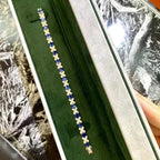 Royal Sapphire Silver Bracelet